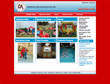 Tablet Screenshot of clowningaroundinc.com
